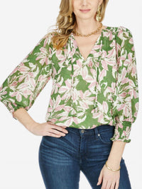 Jade - Shirred Shoulder Top