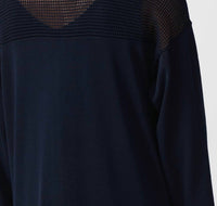 Joseph Ribkoff - Sweater Knit Cover-up With Pointelle Detail