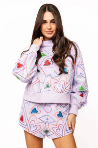 Queen Of Sparkles - Groovy Heart Short