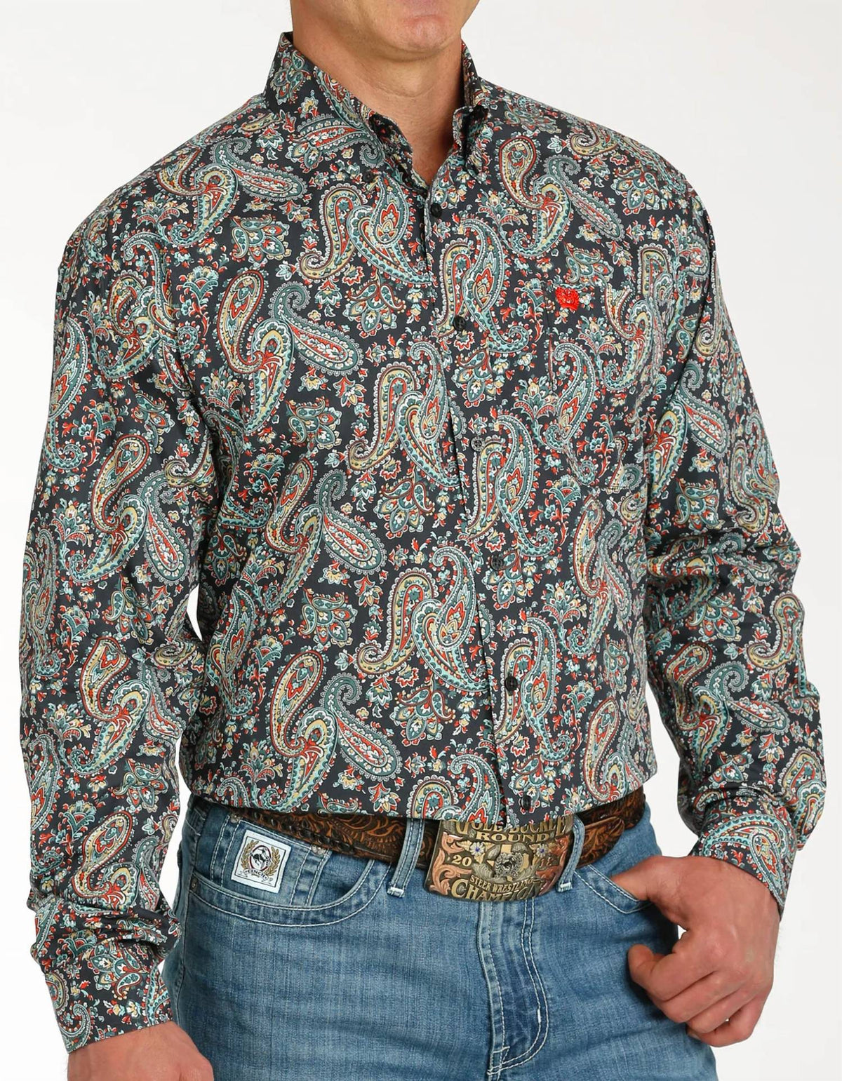 Cinch - Paisley Cinch Long Sleeve Shirt