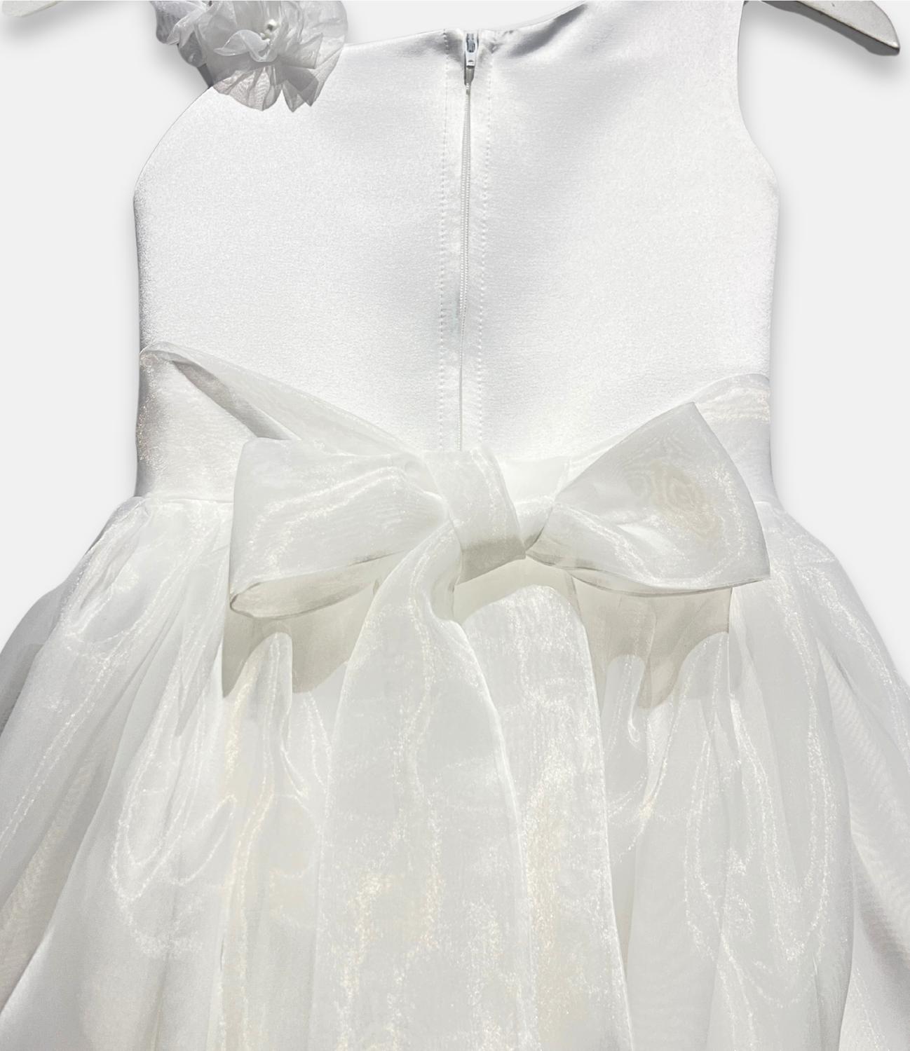 Tha Canadian Profile - Communion Dress With Italian Organza