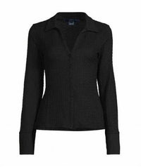 French Connection - Tash Textured Button Front Top