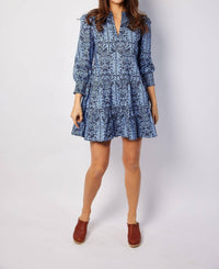 Sail To Sable - Long Sleeve Tunic Flare Dress