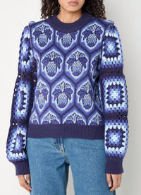 Farm Rio - Pinneaple Cobogo Knit Sweater