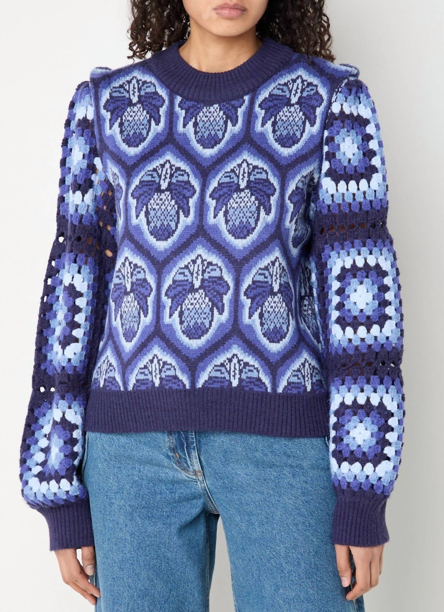 Farm Rio - Pinneaple Cobogo Knit Sweater