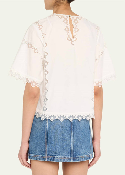 Ulla Johnson - Women's Kai Short Sleeve Top