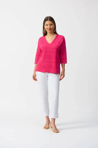 Joseph Ribkoff - JACQUARD SWEATER KNIT PULLOVER