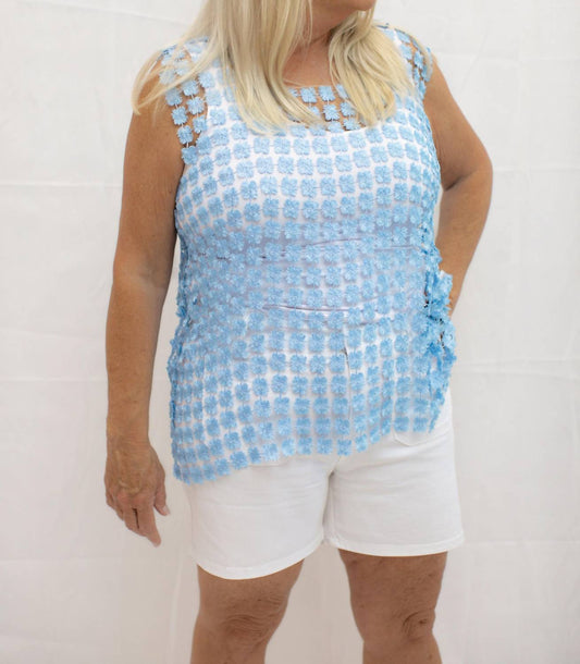 Charlie B - Women's Crochet Sleeveless Top