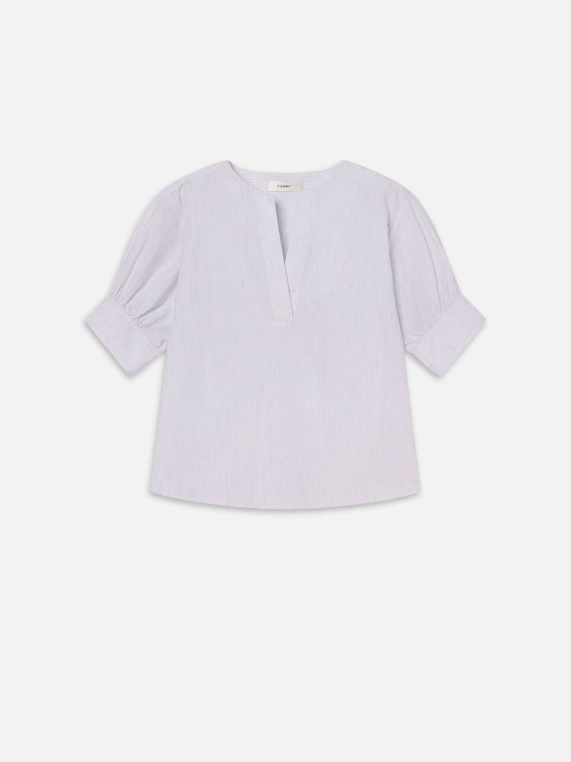 Frame - V-Neck Popover Top