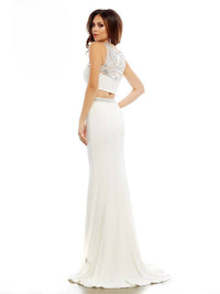 Mac Duggal - Two-Piece Jeweled Gown