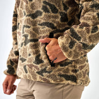 Burlebo - Sherpa Quarter Zip Camo Pullover