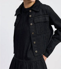 En Saison - Embroidered Denim Jacket