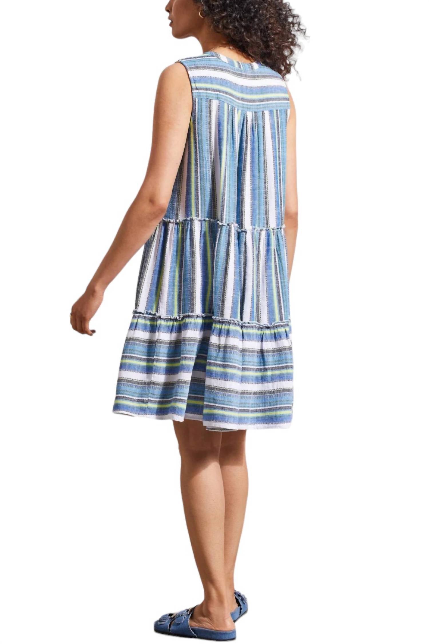 Tribal - Sleeveless Tiered Dress