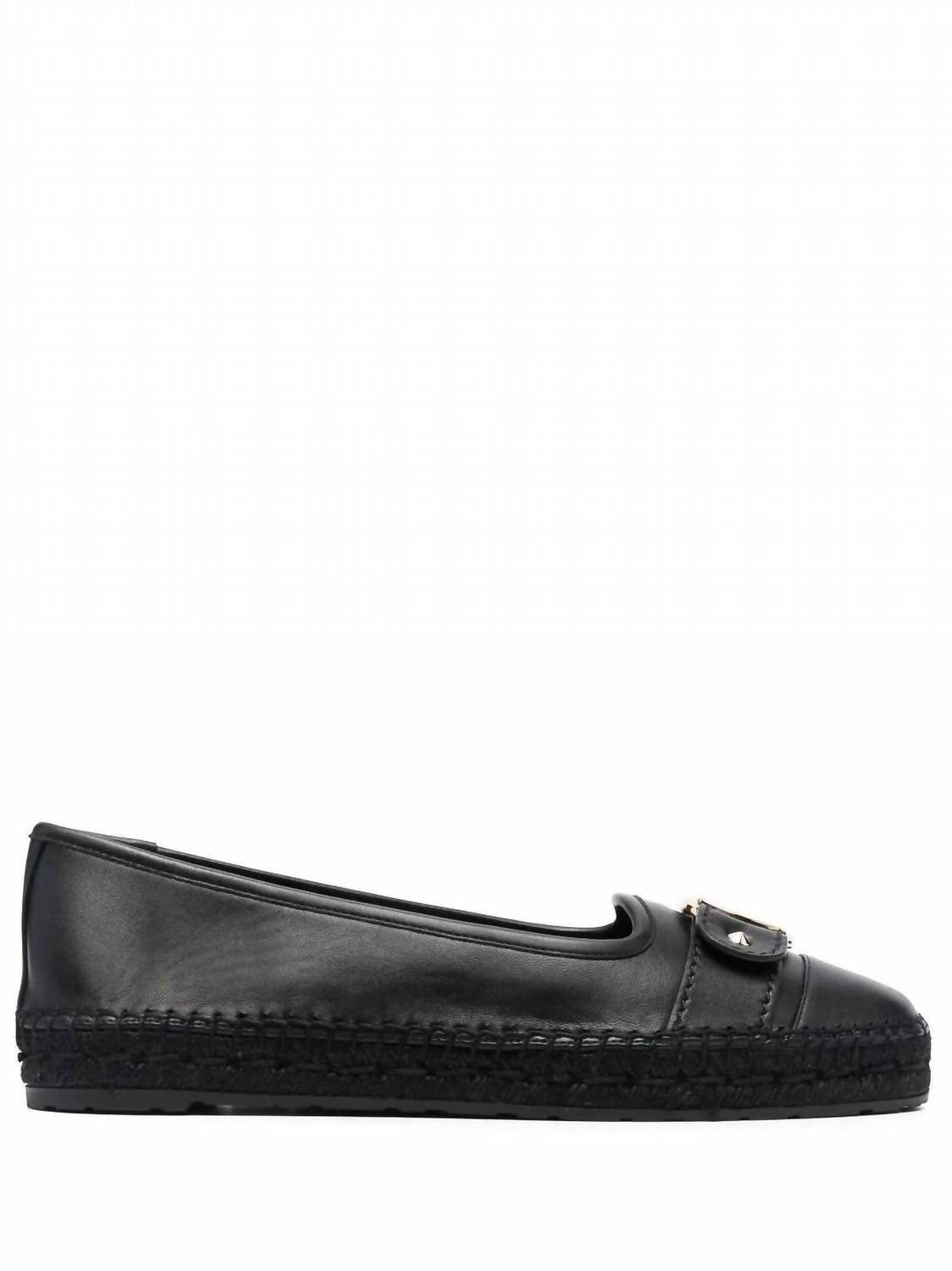 Salvatore Ferragamo Women's Vara Buckle Espadrilles in black - women's flats