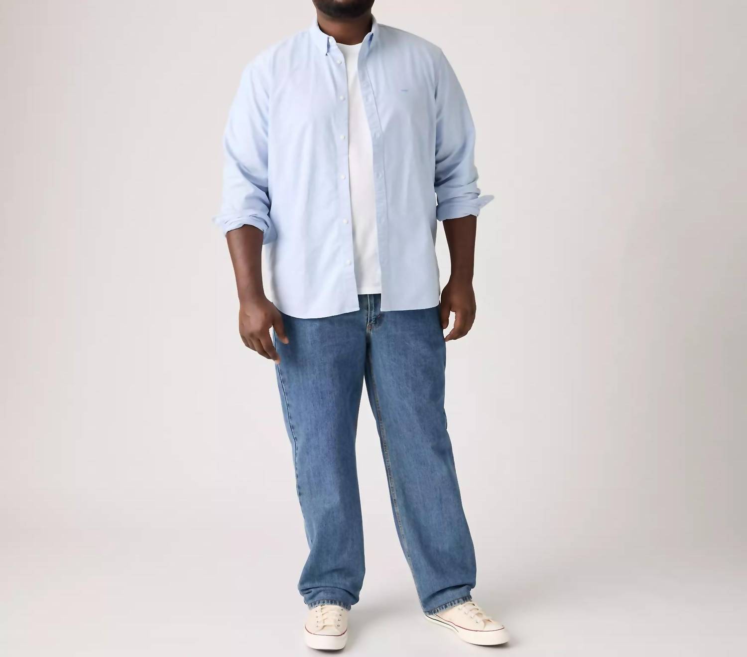 LEVI'S Big 550 Relaxed Fit Jean in medium stonewash - men's jeans - view 4