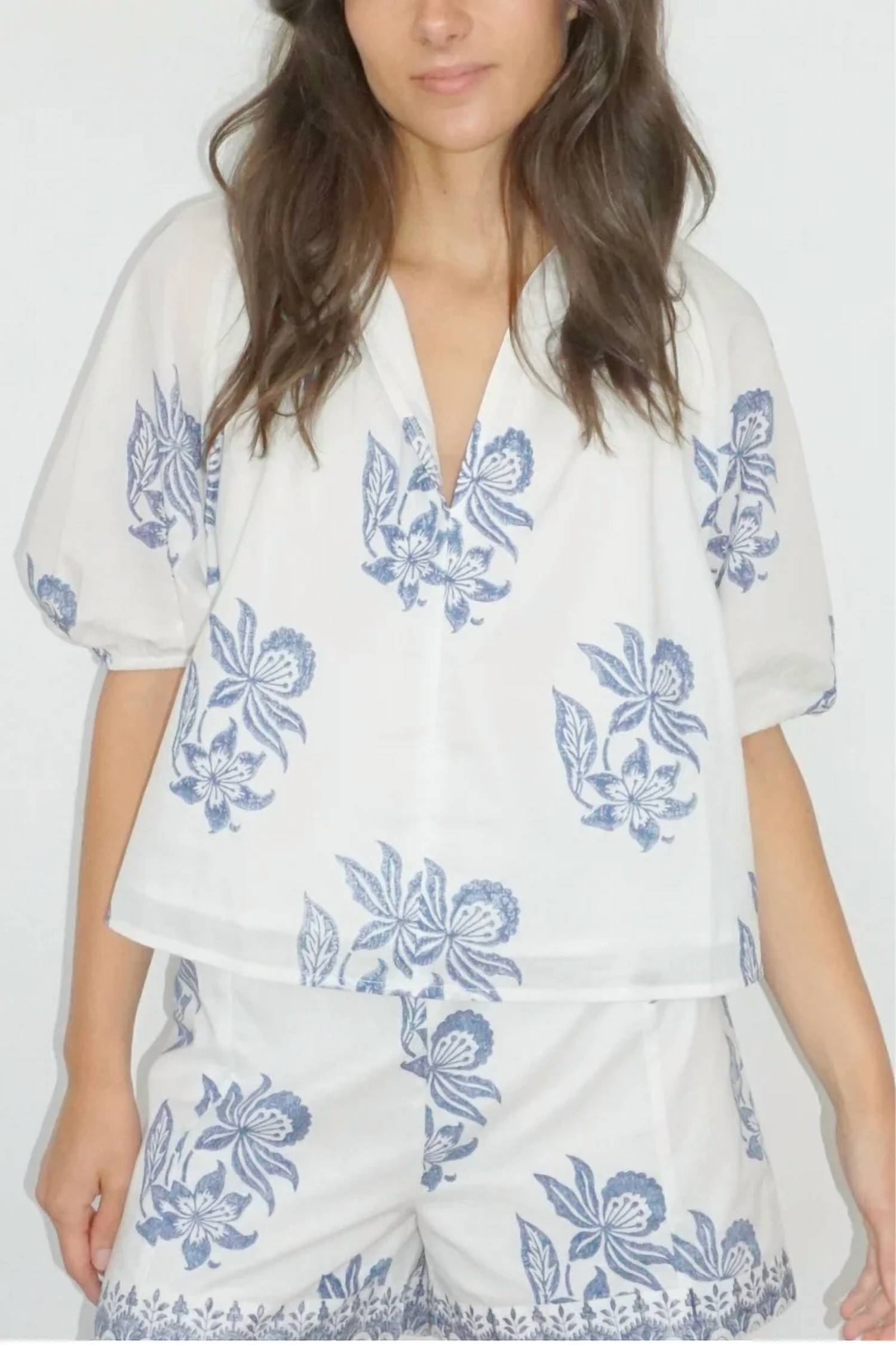 Nibi - Charli V Neck Top