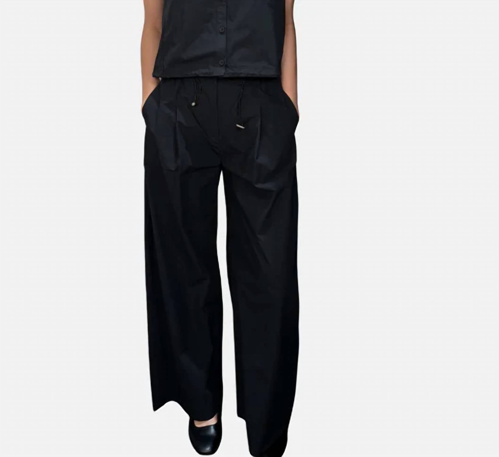 Suncoo - Jayden Paper-bag Cotton Pants