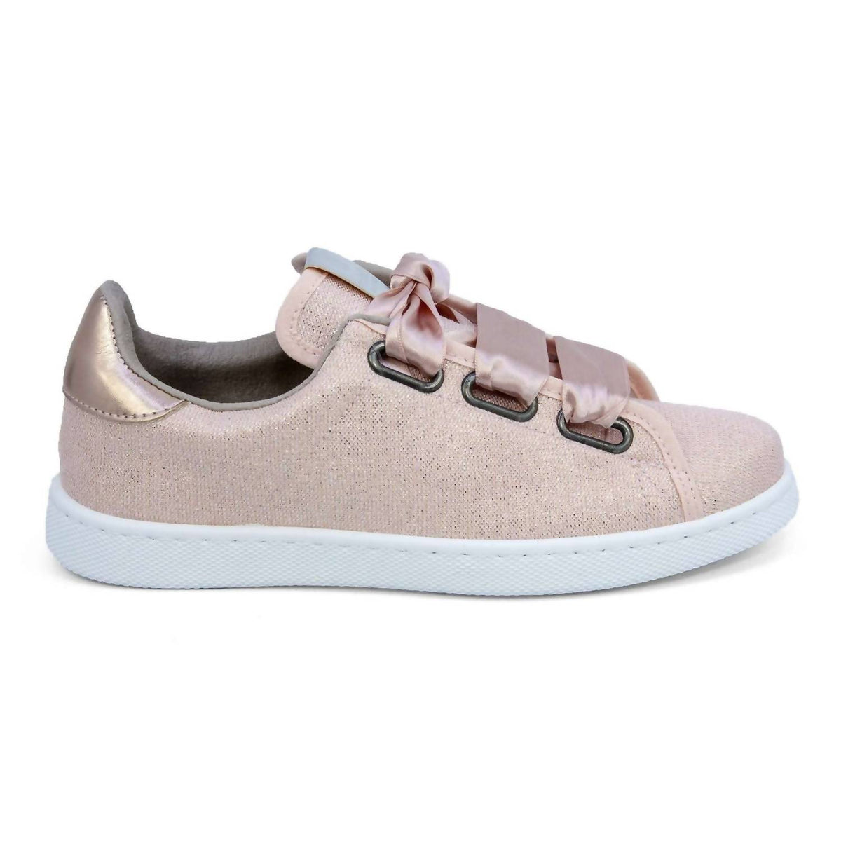 Victoria - Women's Satin Ribbon Lace-up Sneakers