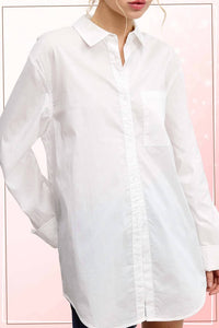 La Miel - Classic Collared Button Down Poplin Shirts