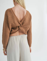 Sage The Label - Cece Reversible Twist Sweater
