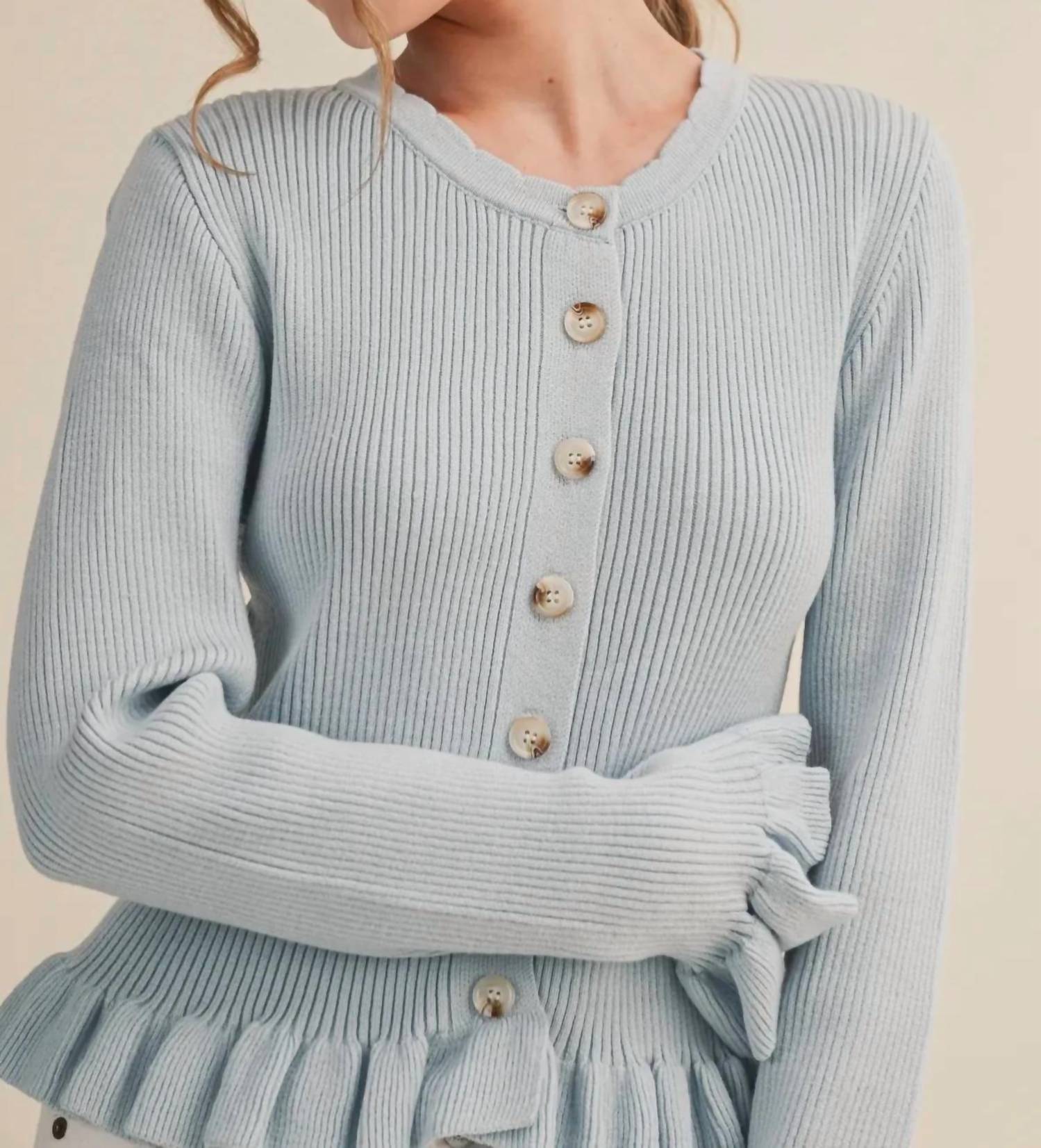 &Merci - Button Up Cardigan Sweater