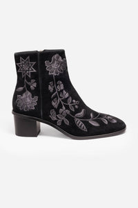 Johnny Was - WOMEN'S CHIARA EMBROIDERED SUEDE BOOTIE