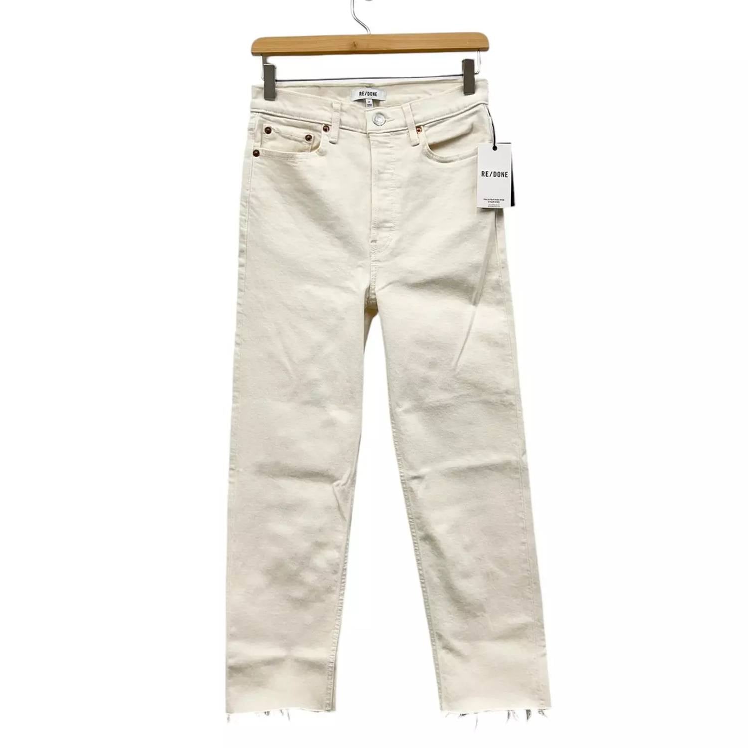 Re/Done - 70s Comfort Stretch High Rise Stovepipe Jeans