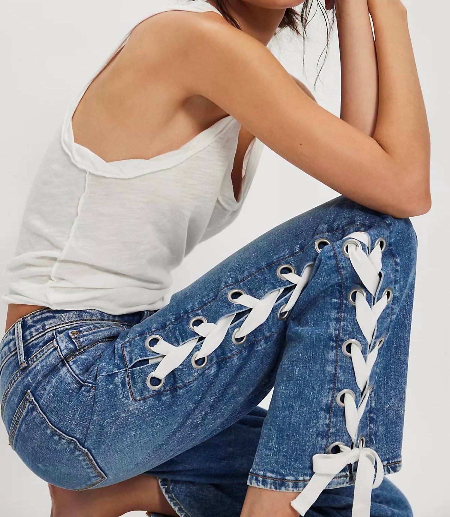 Driftwood - Lacy Bow Jeans