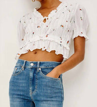 Rails - Fontaine Crisp Cotton Top