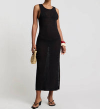 Onia - Linen Knit Scoop Back Maxi Dress