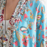 Powell Craft - Fishbone Embroidered Kaftan Jacket