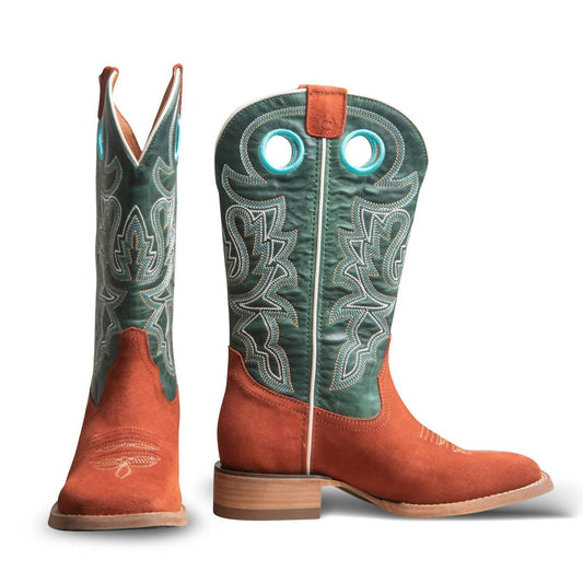 Buck & Brana - Women's Darla Leather Cowgirl Boots