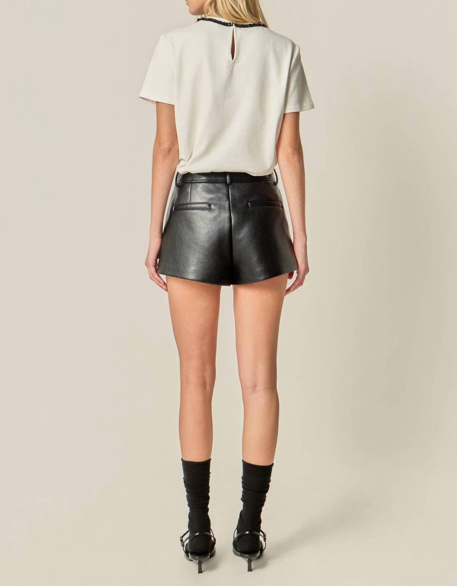English Factory - Women's Beaded Bow Shirt