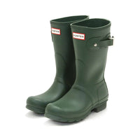 HUNTER Women's Original Short Rain Boots in hunter green - women's shoe