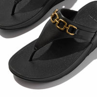 Fitflop - Women's Lulu Square Chain Leather Sandals
