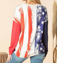 Blumin - Stars & Stripes Long Sleeve Top