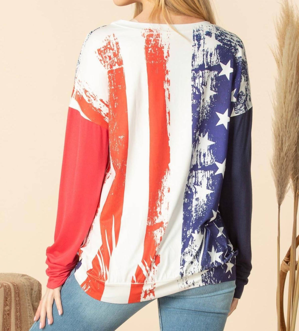 Blumin - Stars & Stripes Long Sleeve Top