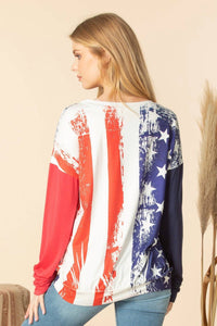 Blumin - Stars & Stripes Long Sleeve Top