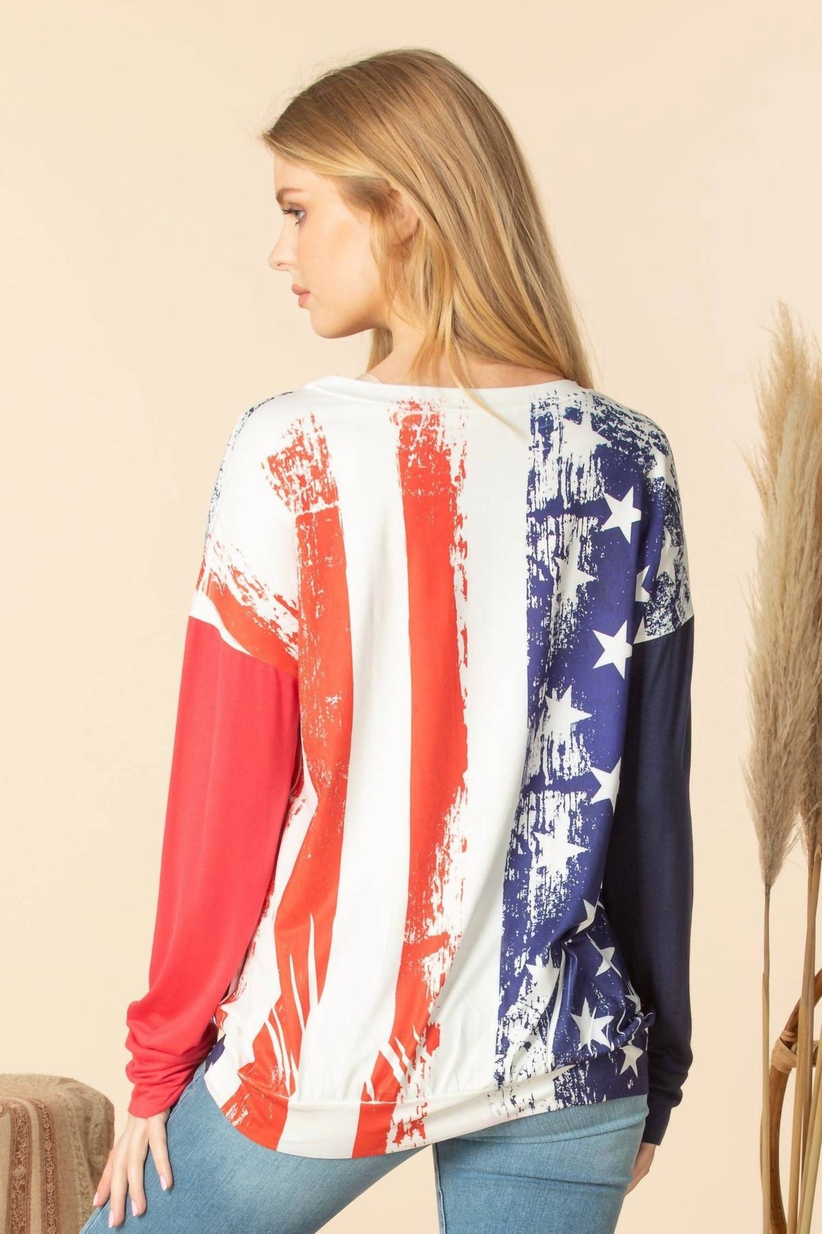 Blumin - Stars & Stripes Long Sleeve Top