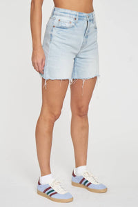 Daze - Sundaze High-rise Long Jean Shorts