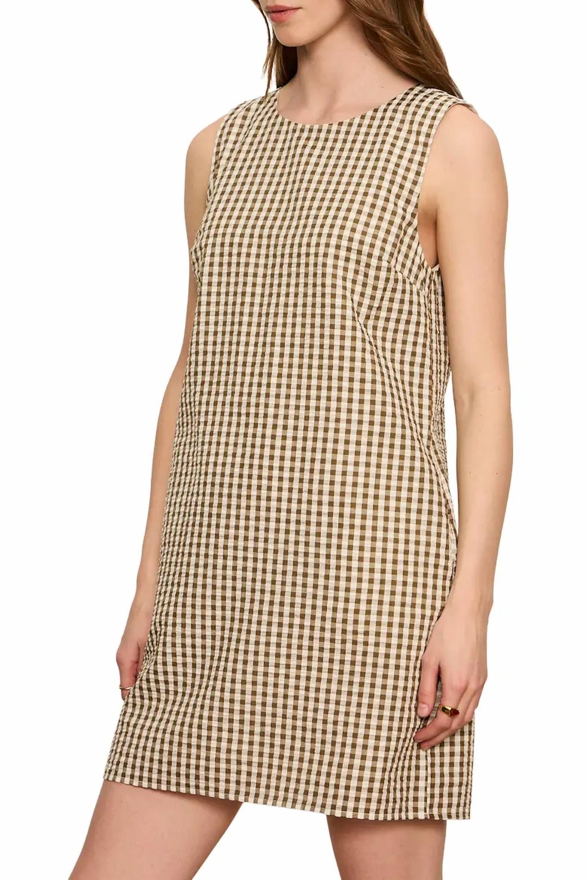 Sanctuary - Way To Be Gingham Shift Mini Dress
