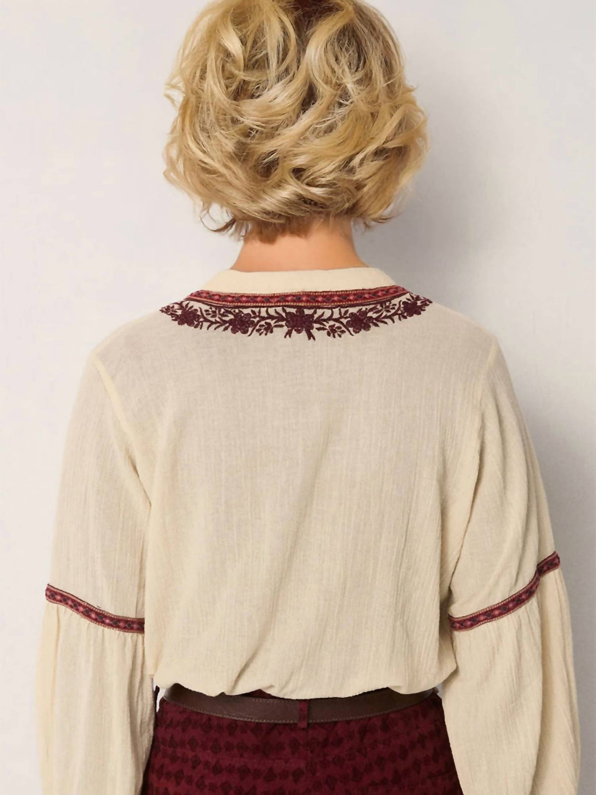 Maison Hotel - Bruna Vinyard Embroidered Blouse