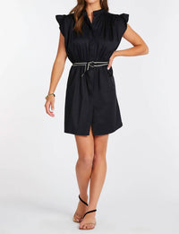 Bishop + Young - Mallorca Flutter Sleeve Mini Dress
