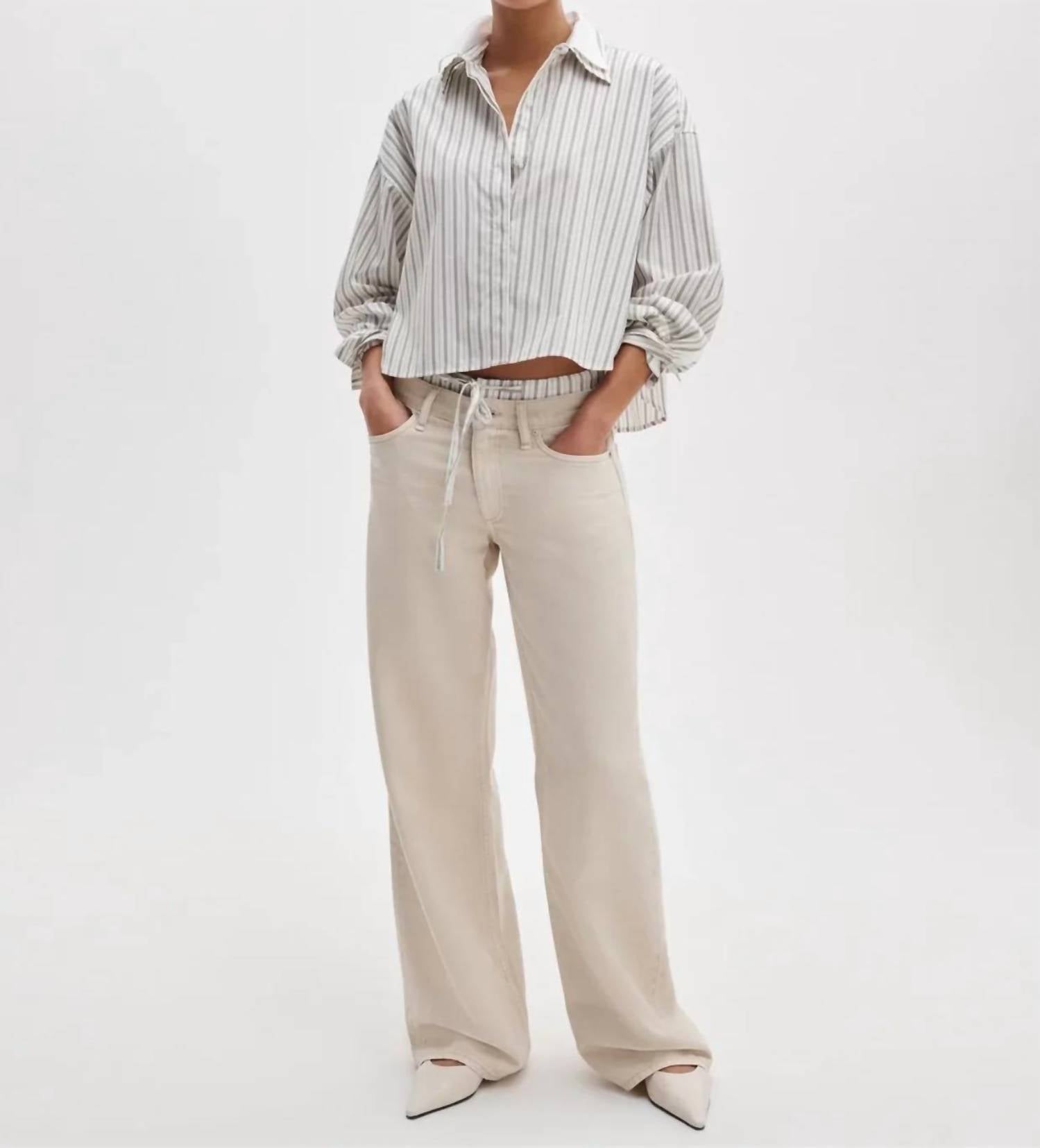 Rag & Bone - Marin Striped Combo Shirt