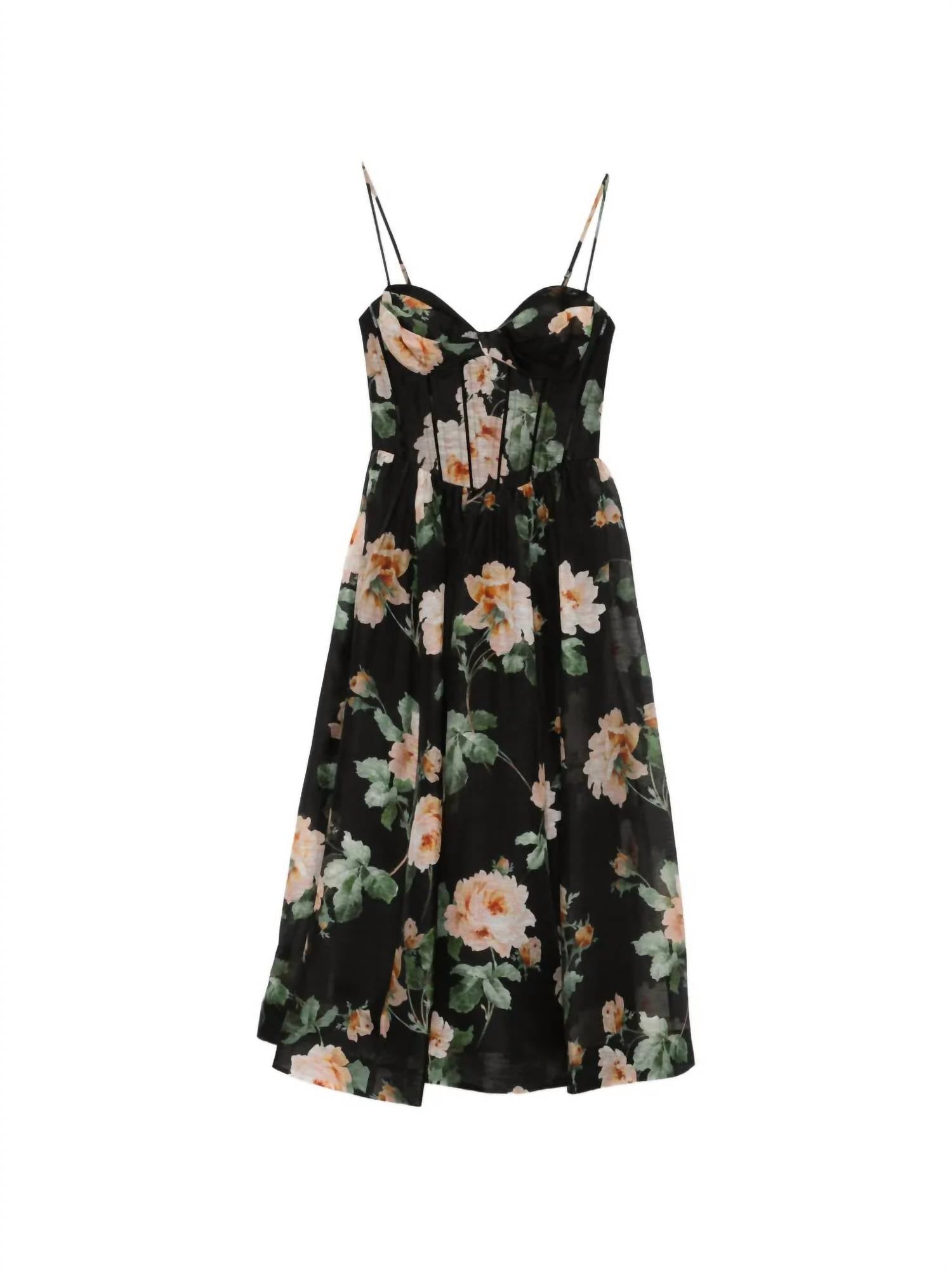 Zimmermann - Luna Corset Midi Dress