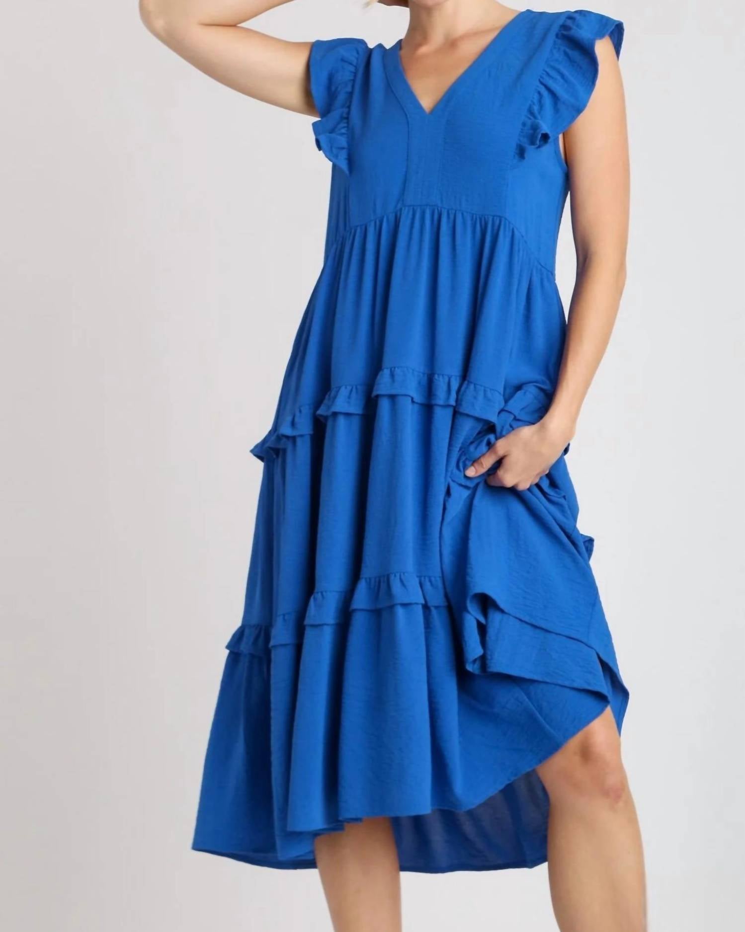 Umgee - Ruffle Tiered Midi Dress