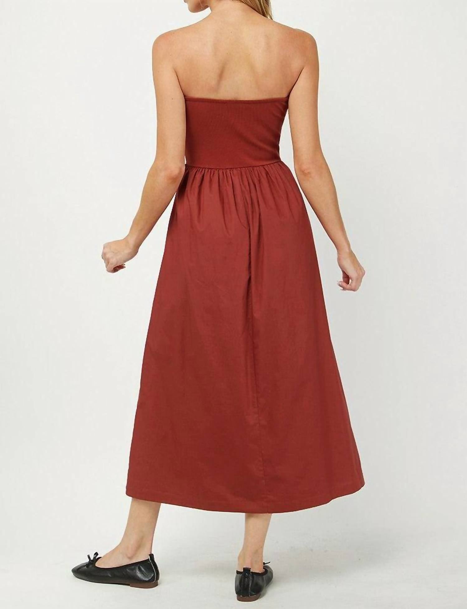 Needii - Cotton Tube Maxi Dress