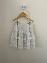 Theme - Girl's Gemma Heart Polka Dot Smocked Skirt