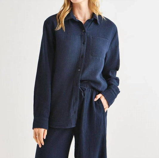 Splendid - Kit Gauze Button Down Shirt