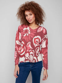 Charlie B - Plushy V-neck Sweater